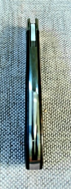 K'roo PROTOTYPE Rhino..Swayback Native..Zebrawood..3.75" closed..N690 ..brut de force look..coa/slip