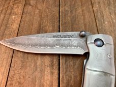 Mcusta Shinra Classic Series MC-33D Bamboo Look Damascus with Damascus San Mai Blade