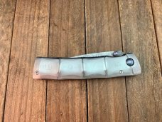 Mcusta Shinra Classic Series MC-33D Bamboo Look Damascus with Damascus San Mai Blade