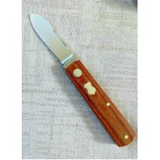 Adam Vigil Shadow Spear Barlow..3.5"..Cpm154..Crosscut Micarta scales...with maker's gift pouch