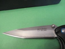 Mcusta Katana  Black /Blue Aluminum Liner Lock Model # MC-0041C