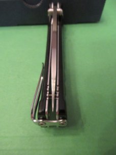 Mcusta Katana  Black /Blue Aluminum Liner Lock Model # MC-0041C