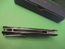 Mcusta Katana  Black /Blue Aluminum Liner Lock Model # MC-0041C
