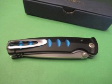 Mcusta Katana  Black /Blue Aluminum Liner Lock Model # MC-0041C