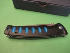 Mcusta Katana  Black /Blue Aluminum Liner Lock Model # MC-0041C