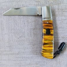Vincenzo Balistreri Artic Birch Native..Ebony shield and bead..Filework..Jimping...One of..Coa/Slip