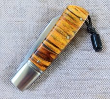 Vincenzo Balistreri Artic Birch Native..Ebony shield and bead..Filework..Jimping...One of..Coa/Slip