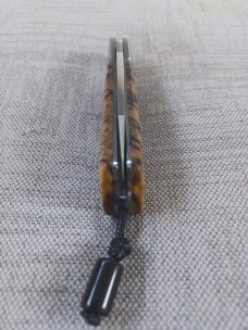 Vincenzo Balistreri Artic Birch Native..Ebony shield and bead..Filework..Jimping...One of..Coa/Slip