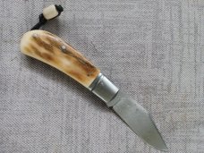 Vincenzo Balistreri Mammoth Ivory Lanny.. Turtle shell shield..ivory bead...Jimping...Coa/Slip