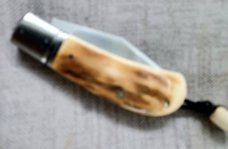 Vincenzo Balistreri Mammoth Ivory Lanny.. Turtle shell shield..ivory bead...Jimping...Coa/Slip
