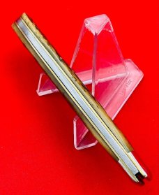 Vintage ULSTER KNIFE USA 1-Blade Slim Crooked Jack Folding Pocket Knife Bone Scales (Repair)