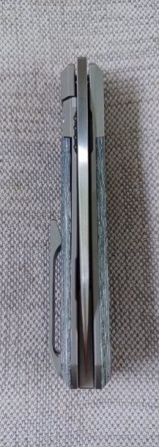 Suprlativ CANIBL Flipper..White Storm Fat Carbon and M390..Bolster Lock,Thumb flip..Oeser/Pena/Garci