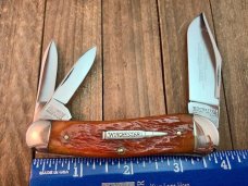 Winchester Whittler Burnt Orange Winchester Jigged Bone Cartridge Shield 1997