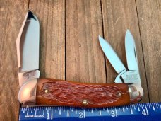 Winchester Whittler Burnt Orange Winchester Jigged Bone Cartridge Shield 1997