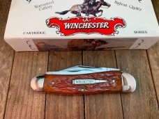 Winchester Whittler Burnt Orange Winchester Jigged Bone Cartridge Shield 1997