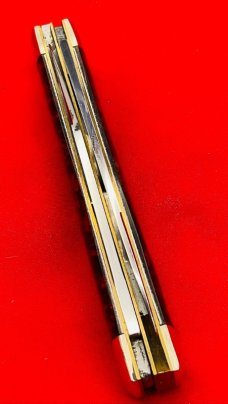 FIGHT'N ROOSTER 2-Blade “TEXAS JACK “ Pocket Knife Christmas Tree Scales 1st Generaton