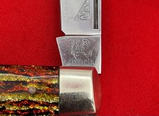 FIGHT'N ROOSTER 2-Blade “TEXAS JACK “ Pocket Knife Christmas Tree Scales 1st Generaton