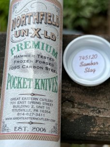 GEC NORTHFIELD 745120 SAMBAR STAG MUSTANG KNIFE