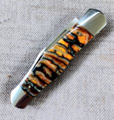 David R. Davis Mammoth Tooth CokeBottle Jack, AebL,closed 4", Fully dressed, bolsters and caps.coa/p
