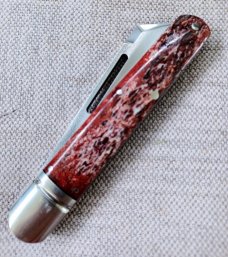K'roo Sleeveboard Sheepsfoot Jack..N690..Kudu Bone...no filework..spacers and liners..coa and slip 