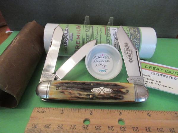 Great Eastern 2008 Northfield Burnt Stag Cigar Whittler Pattern # 541308 W 1of 50