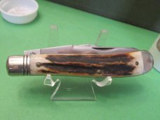 Great Eastern 2011 Burnt Stag Western Trapper Pattern # 481211  Serial # 09 of 25 Made