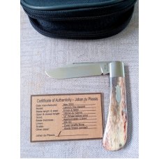 Johan du Plessis Giraffe Bone Lanny4quot closed N690 long pullsteel bolsterscoapouch