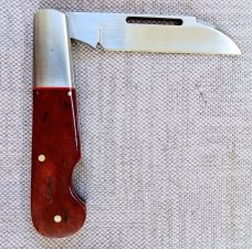 K'roo Red Kudu Bone EO Wharnie Barlow..3.75..slip.coa.N690.shield..liners.spacers..elongated bolster