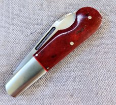 K'roo Red Kudu Bone EO Wharnie Barlow..3.75..slip.coa.N690.shield..liners.spacers..elongated bolster