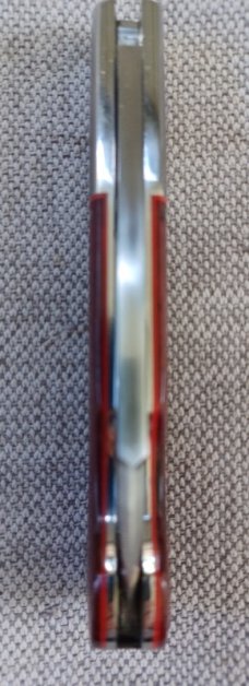 K'roo Red Kudu Bone EO Wharnie Barlow..3.75..slip.coa.N690.shield..liners.spacers..elongated bolster