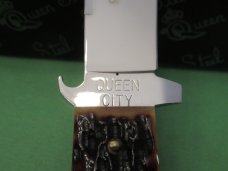 Queen Cutlery Collectors 2005 Brown Bone Fixed Blade 1 of 50 