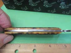 Queen Cutlery Collectors 2005 Brown Bone Fixed Blade 1 of 50 