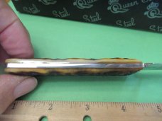 Queen Cutlery Collectors 2005 Brown Bone Fixed Blade 1 of 50 