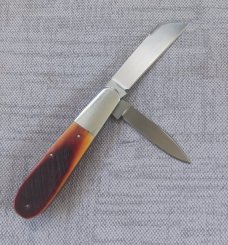 Bill Ruple Standard Sawcut Bone Barlow..Sheepsfoot and pen..3.5 closed..Cpm154..Hall of Fame Inducte