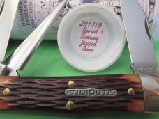 Great Eastern 2019 Burnt Sienna Jigged Bone Stockyard Whittler Pattern # 291319