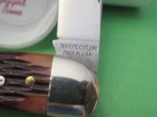 Great Eastern 2019 Burnt Sienna Jigged Bone Stockyard Whittler Pattern # 291319