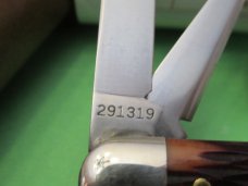 Great Eastern 2019 Burnt Sienna Jigged Bone Stockyard Whittler Pattern # 291319