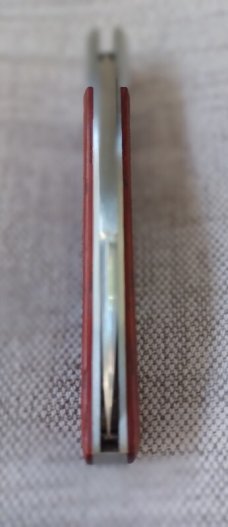 K'roo Custom Wharnie Sleeveboard,3.9.."N690..brut de force  look..Padauk wood scales.Scagel cut..coa