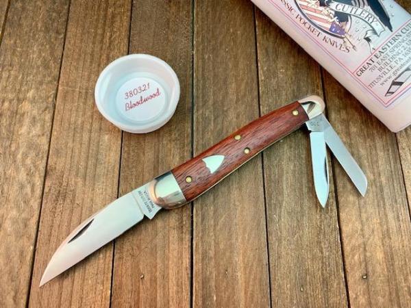 Great Eastern Cutlery Tidioute English Whittler 38 Bloodwood 2021 Great Eastern Cutlery Tidioute English Whittler 38 Bloodwood 2021