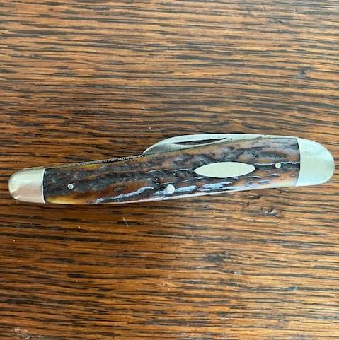 FINE RED STAG 1800's WHARNCLIFF WHITTLER