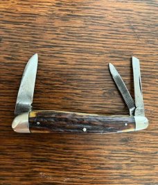 FINE RED STAG 1800's WHARNCLIFF WHITTLER