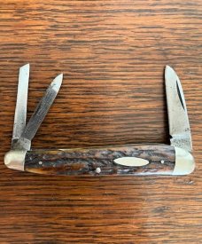 FINE RED STAG 1800's WHARNCLIFF WHITTLER