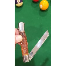 4 38quot Custom Made Birds Head Bolster Knife Nice Stag