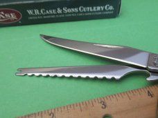 Case XX 2001 Yellow Handle Fish Knife Pattern # 320094F SS