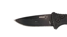 Boker Plus Strike Drop Point Automatic Knife (3.25" Black D2)