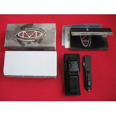 Early 2006 Microtech ULTRATECH TE Satin Plain OTF Switchblade Knife - New In Box wPaperwork