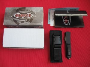 Microtech 2006 ULTRATECH T/E Satin Plain OTF Switchblade Knife - New In Box w/Paperwork !