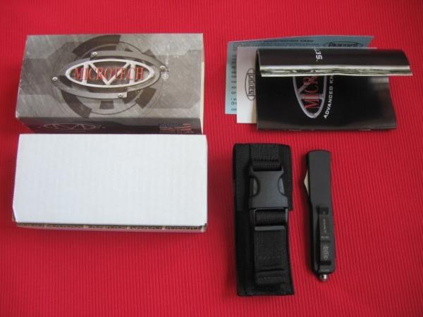 Microtech 2006 ULTRATECH T/E Satin Plain OTF Switchblade Knife - New In Box w/Paperwork !