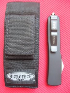 Microtech 2006 ULTRATECH T/E Satin Plain OTF Switchblade Knife - New In Box w/Paperwork !
