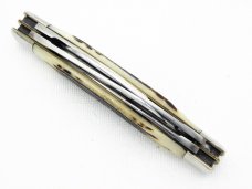 Queen Cutlery Large 4” Four Blade Congress, 1960s, no tang stamp, blade etch is “Queen Steel #32